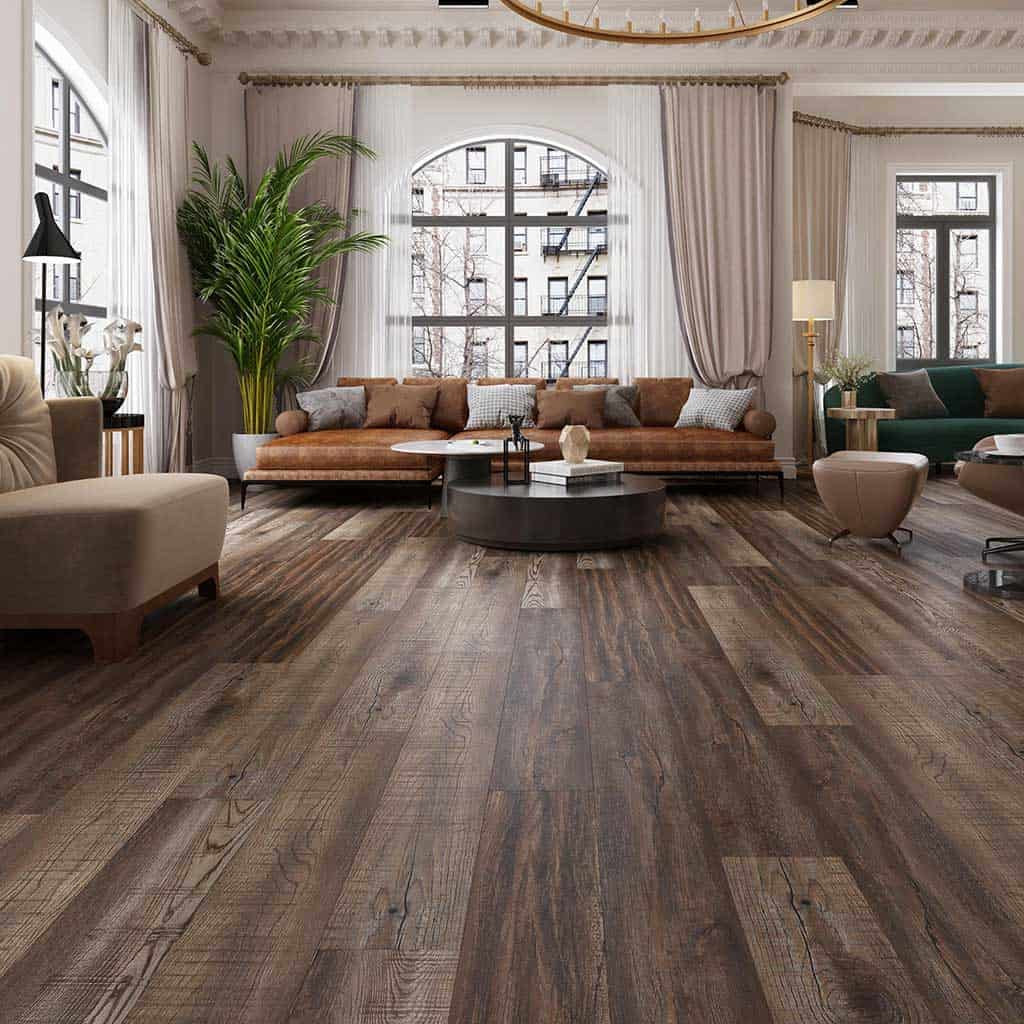 Len-Dal Luxury Vinyl Flooring in Rustic Oak