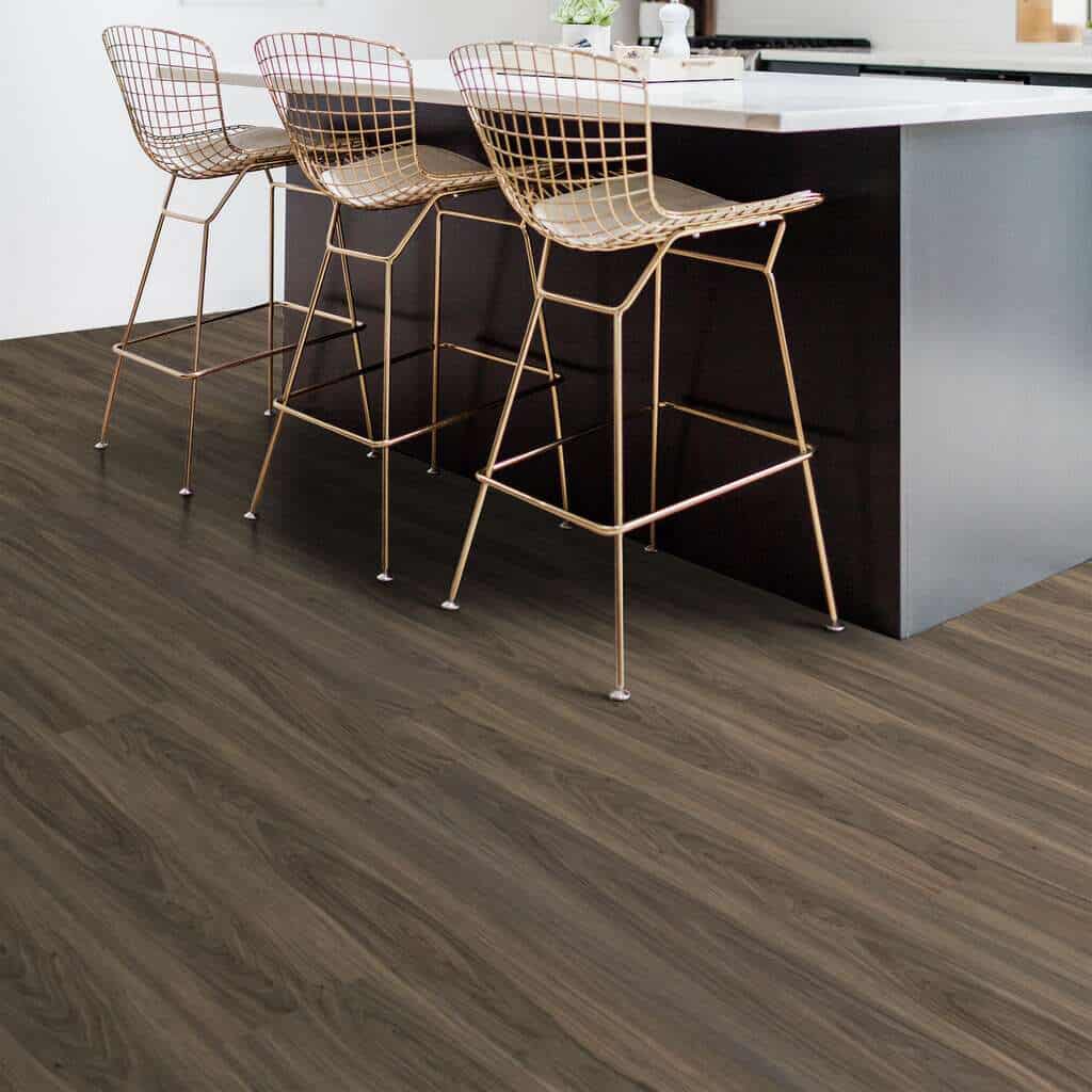 Shaw Endura Plus Luxury Vinyl Flooring in Cinnamon Walnut