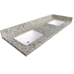 Ancona Granite Double Bowl Vanity Top