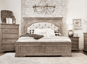 Highland Park Waxed Driftwood King Footboard