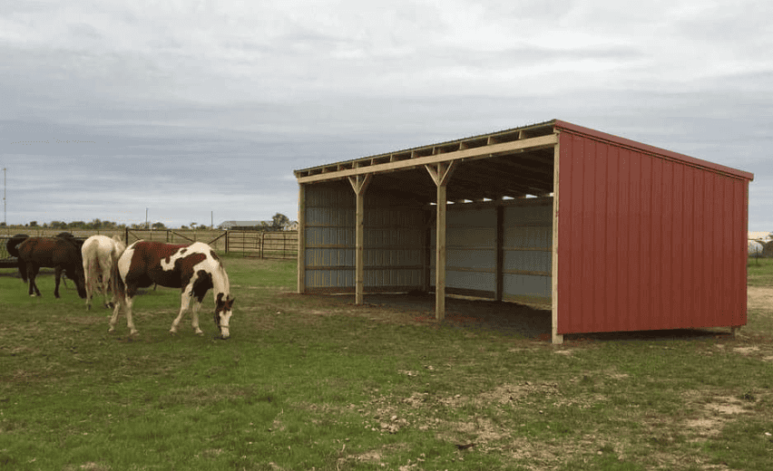horse-shed horse shed