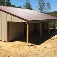 Fully enclosed with or without porch on side. Available in popular or 