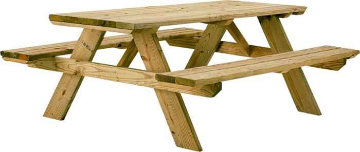 Universal Forest 106116 6-Foot Wooden Picnic Table Kit at ...